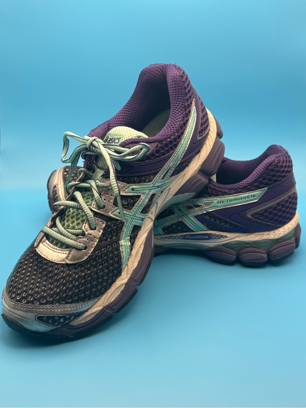 ASICS Women's Gel-Cumulus 16 Running Shoes - Purple / Teal